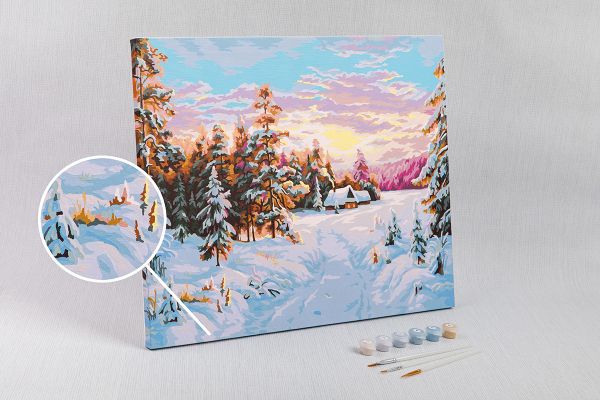 Картина по номерам Фрея, Дорога к дому, 50х40 см