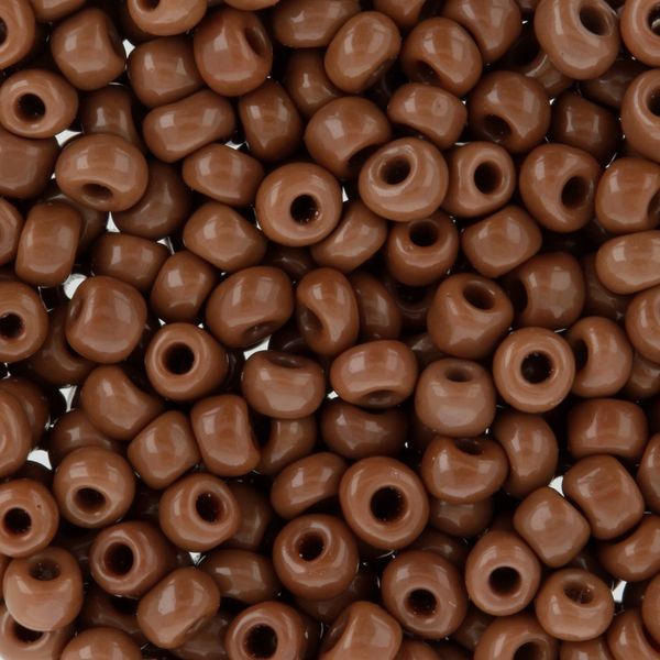 Бисер Zlatka 8/0 (2.9 мм), 100 г (10х10 г), №0046 шоколадный, GR