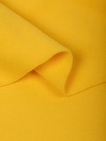 Флис 2-сторонний 190 г/м², 150 см / 2 метра, TBY-0059-001.2, цв.S001 желтый