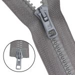 Молния трактор Arta Т6 (6 мм) 2 зам., разъем., 100 см, цв. 074 серый, уп.5 шт