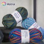 Пряжа Astra Premium (Астра Премиум) Карелия носочная (Karelia sock) / уп.2 мот. по 100 г, 400 м, 1004