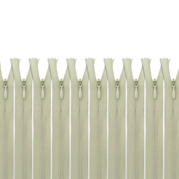 Молния потайная (скрытая) Т3 (3 мм) 1 зам., н/раз., 50 см, оливка, 31289 / 50, 10 шт