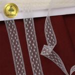 Кружево отделочное в стиле "трикотаж" 15 мм диз. 279, цв.02 молочный, уп. 27,4 м