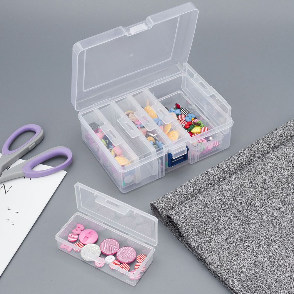 Контейнер для хранения мелочей 16.4х11.8х5.8 см, 6 штук в боксе, Hobby&Pro