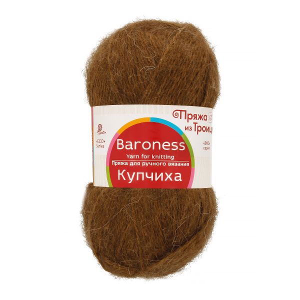 Пряжа Троицкая Купчиха / уп.10 мот. по 100 г, 300 м, 165 т.бежевый