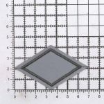 Термоаппликация светоотражающая Ромб, 65х40 мм, LA426, 3 шт