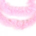 Боа из пуха 2 метра, 15±3г, розовый