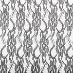 Ткань кружевная гипюр 35 г/м², 150 см / 45 метров, TBY.M0187.02, цв.черный