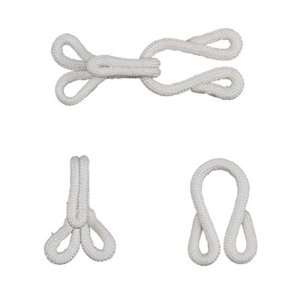 Крючок шубный обтяжной 15 мм, 10 шт, 01 белый, Gamma Крючок шубный обтяжной 15 мм, 10 шт, 01 белый, Gamma