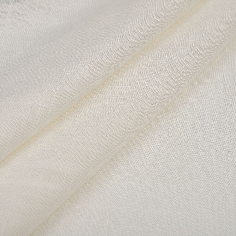 Льняная ткань 190 г/м², 140 см, в нарезке, цв. 01 экрю, 10 метров /TOS/