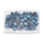 Пуговицы на ножке 18L (11мм), пластик (col.06 бирюзовый), 72 шт, CR P-45