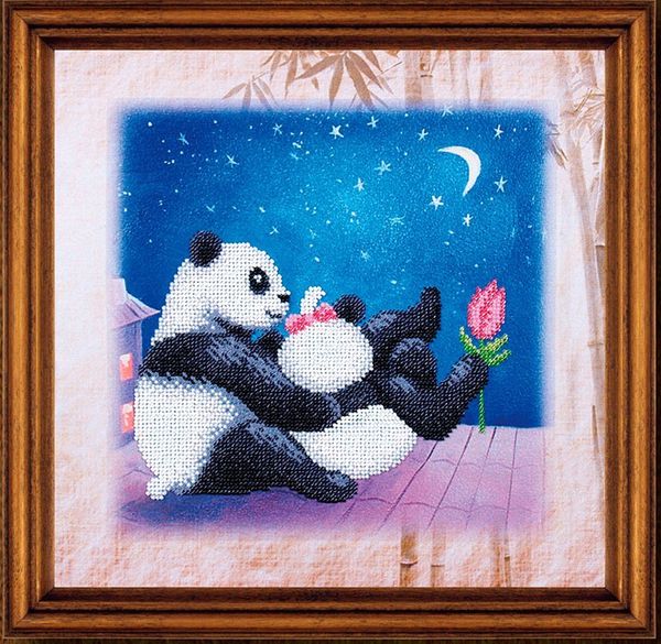 Набор для вышивания бисером Магия канвы, Мечтатели 27х27 см