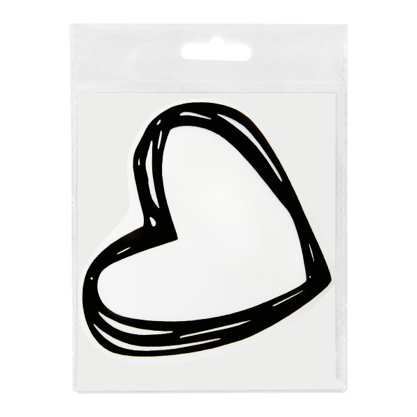 Термотрансфер M №01, 1 шт, M-023 сердце 13х15 см, Gamma 