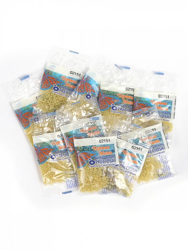 Бисер Preciosa 10/0 (2.3 мм), 50 г (10х5 г), цв. 02151