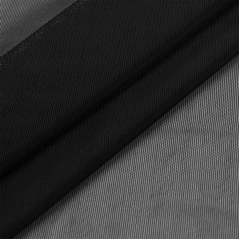 Сетка бельевая эластичная 80 г/м², шир.160 см / 1 метр, 068 170 черный /068.170.1/