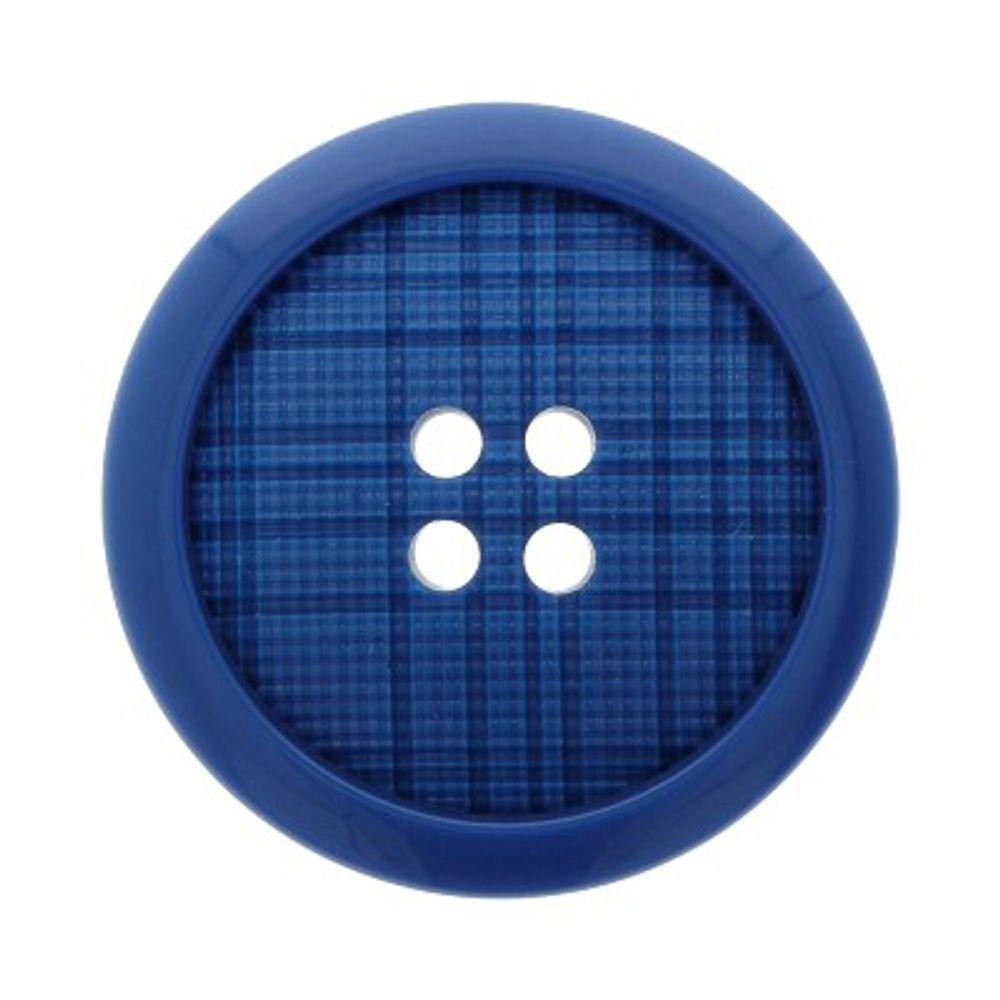 Пуговицы 4 прокола пальтовые 28 мм, 12 шт, D558 т.синий, Gamma GF 0042