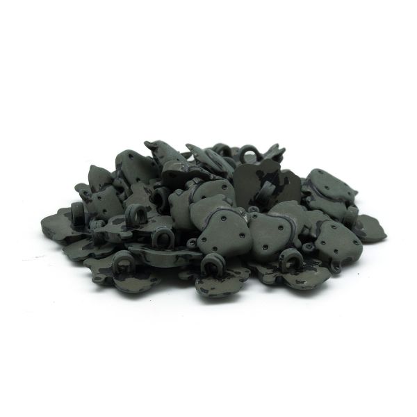 Пуговицы детские Бегемот 15 мм, 36 шт (D43 хаки)