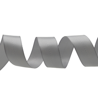 Лента декоративная ёлочка 40.0 мм / 20±1 метров, 43 св.серый