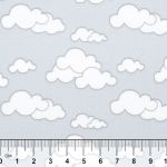 Ткань для пэчворка Peppy Молочные сны фланель, отрез 100х110 см, 175 г/м², МС-21 серый, Peppy