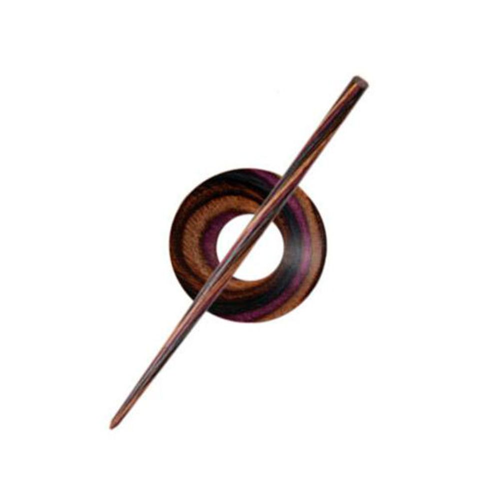 Застежка фибула для вязаных изделий Knit Pro, коллекция Lilac - Orion, дерево, 20828