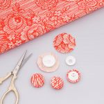 Пуговицы под обтяжку защелкивающиеся 36L = 23 мм на ножке, пластик, 3 шт, Pony, 81704