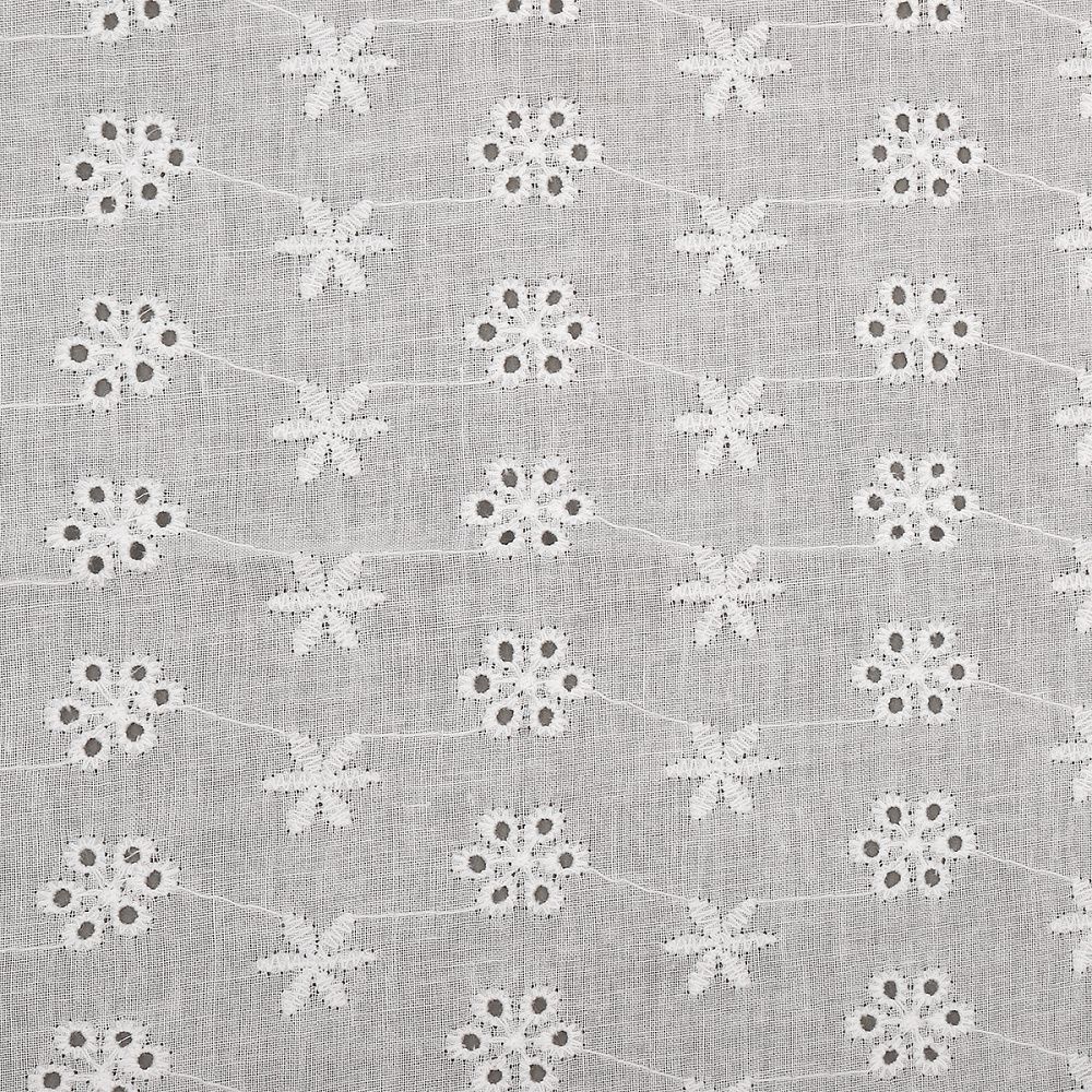 Ткань шитьё (прошва) 100 г/м², 150 см / 15 метров, TBY.Emb.1 белый