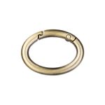 Карабин металл кольцо овал 29.0 мм (37 мм), 10 шт, 03 под бронзу, Gamma GH-329