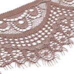 Кружево эластичное (стрейч) 60 мм / 13.71 метра, C072 шиншилла