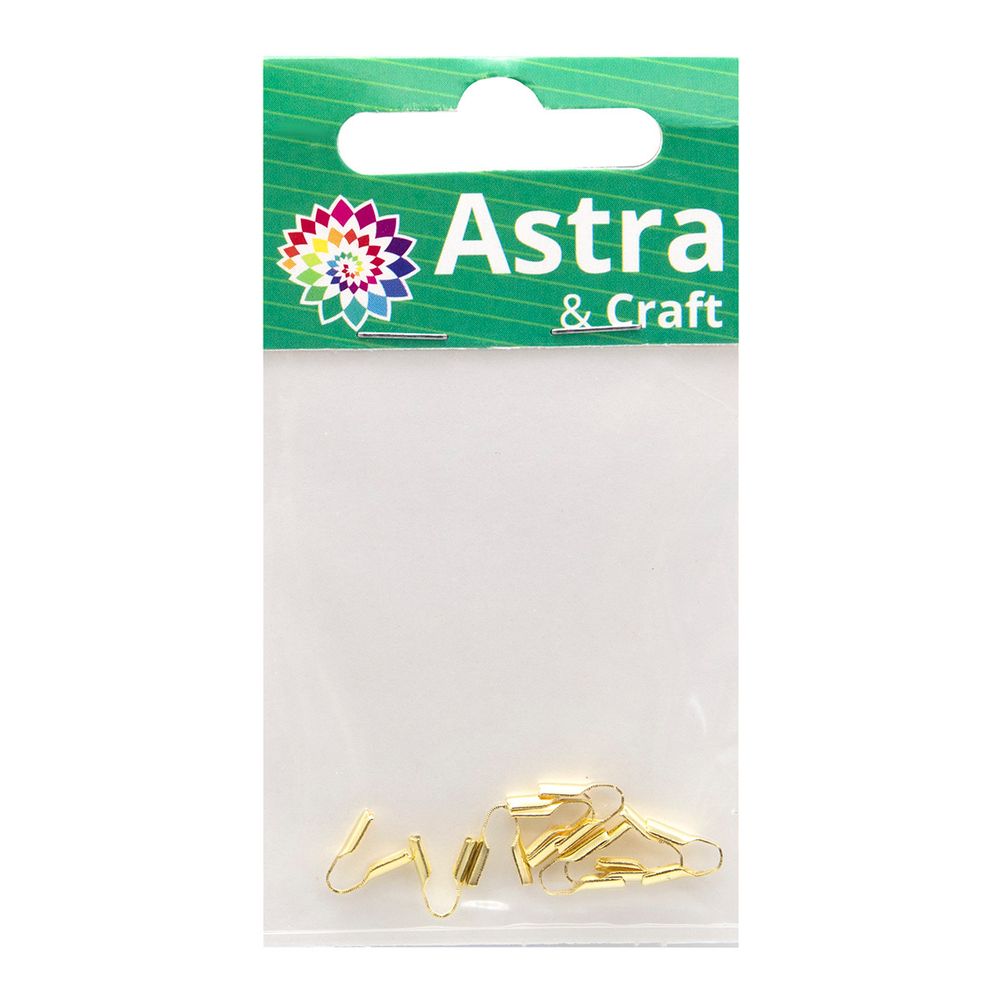 Протектор для защиты тросика 2 мм, 10 штак, Astra&Craft (золото) 4AR2029