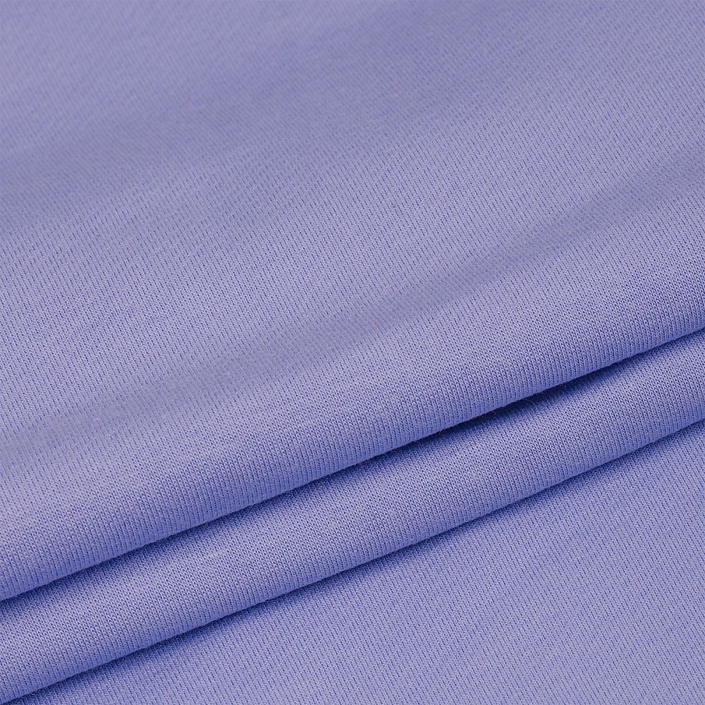Футер 2-нитка петля поликоттон стрейч 220 г/м², 160 см / 3 метра, ФУТ2Х.TBY.ХЛ-ПЭ.S268.3, цв.S268 лавандовый