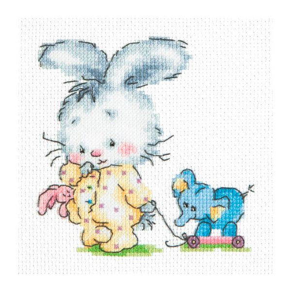 Набор для вышивания нитками Чудесная игла, Топ-топ, 11х11 см, 484993