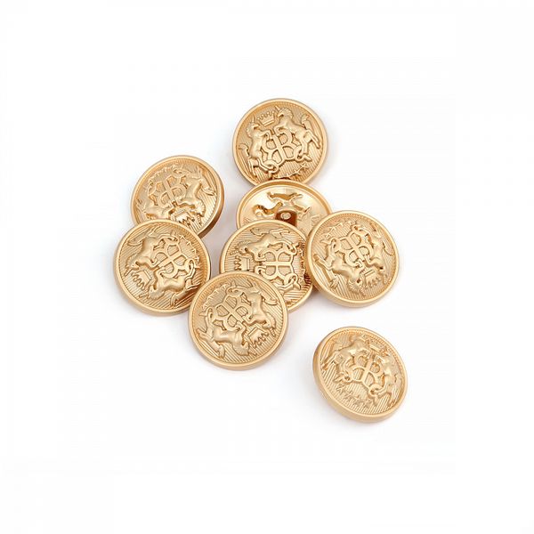 Пуговицы металлические на ножке 32L-20 мм, С-MP09 цв.золото, 10 шт