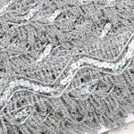 Тесьма отделочная 40 мм, 13-2265 цв.серебро уп.13.71м