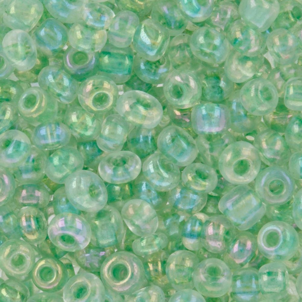 Бисер Zlatka 8/0 (2.9 мм), 100 г (10х10 г), №0216 изумрудный, GR