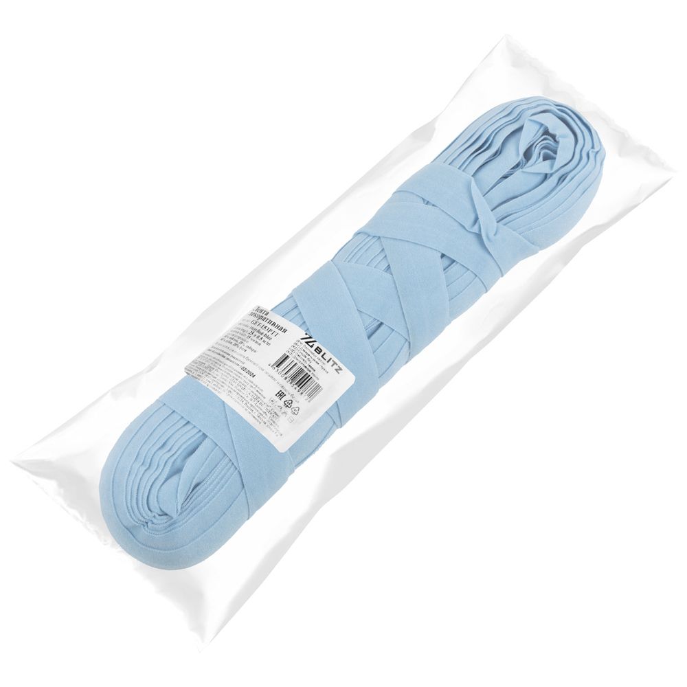 Резинка бельевая (отделочная) 20.0 мм / 25 метров, голубой/blue, Blitz GET-153PTT