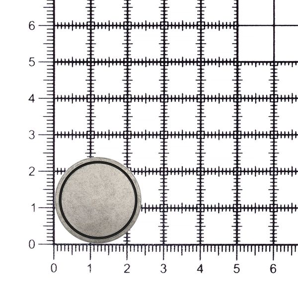 Пуговицы на ножке 36L (23мм), металл (DAS серебро черненое), ME_678, 36 шт