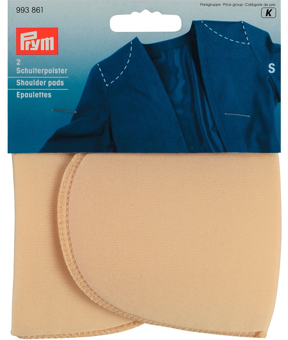 Плечевые накладки (подплечники) Полумесяц разм. S, телесные, Prym 993861