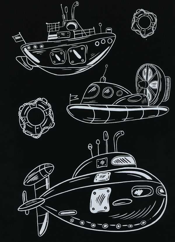 Набор для творчества Гравюра-блокнот Транспорт, 14х20 см, Hobbius GHPB-04