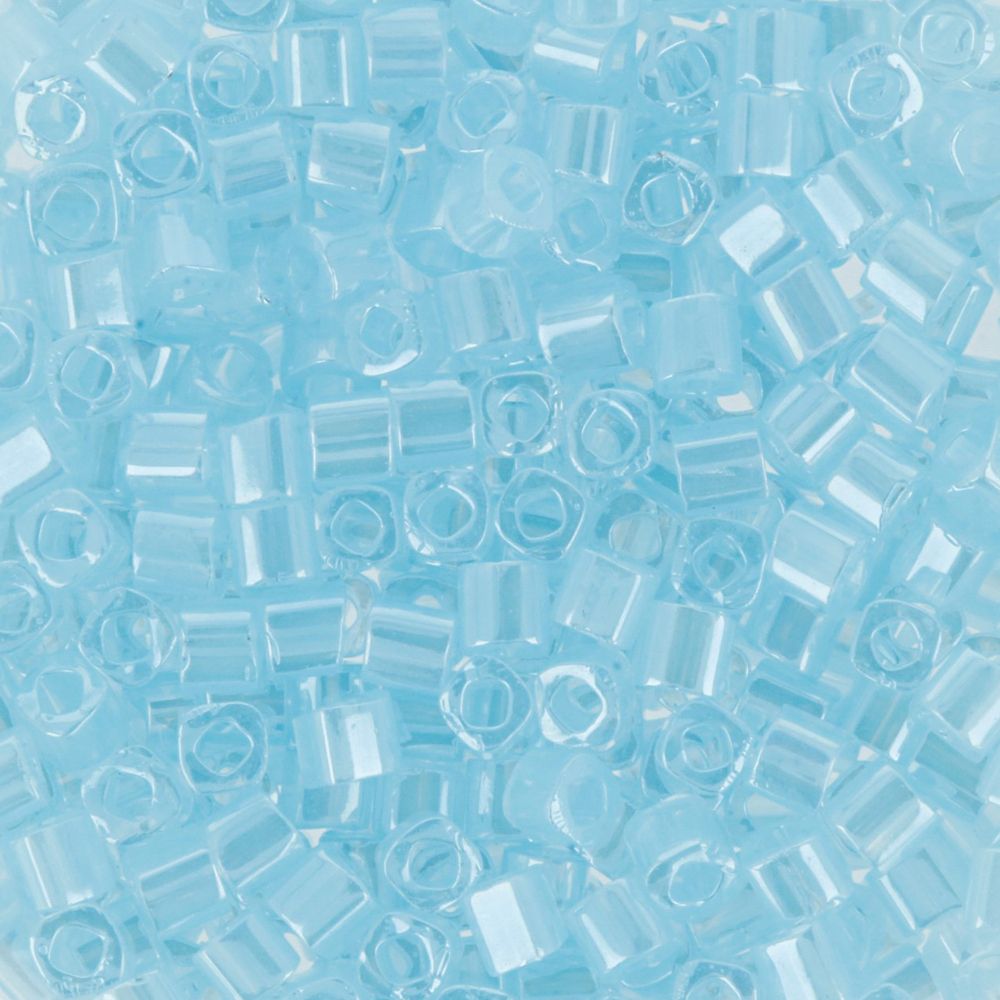 Бисер Toho Cube 2 (1.5 мм), 5х5 г, 0143 бл.голубой/Перламутровый