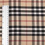 Фланель рубашечная 150 г/м², 150 см / 2 метра, TBY.Fl.T382.9.2, цв.09 бежевый