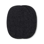 Заплатка пришивная деним, 2 шт, черная, Prym 929302