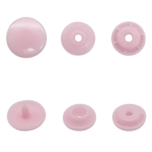 Кнопка рубашечная ⌀12,5/10мм пластик (≈1000 шт) New Star (133 св.розовый)