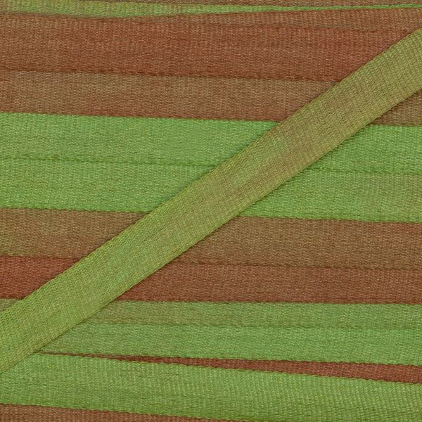 Лента (тесьма) шелковая 4.0 мм / 45.5±0.5 метров, M108 хаки/зеленый, Gamma SRM-4