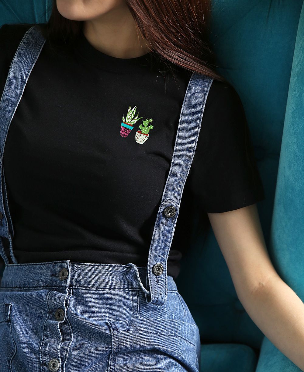 Набор для вышивания нитками Panna, Живая картина, Суккулент и кактус, 3х6 см, 2,5х4,5 см