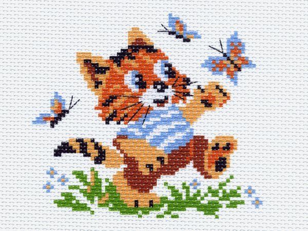 Набор для вышивания нитками Матренин Посад, Веселое лето 16х20