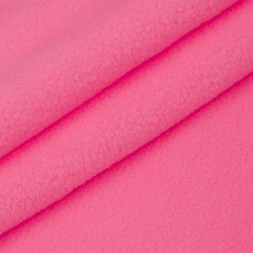 Флис 2-сторонний 190 г/м², 150 см / 10 метров, TBY-0059-933 цв.933 яр.розовый