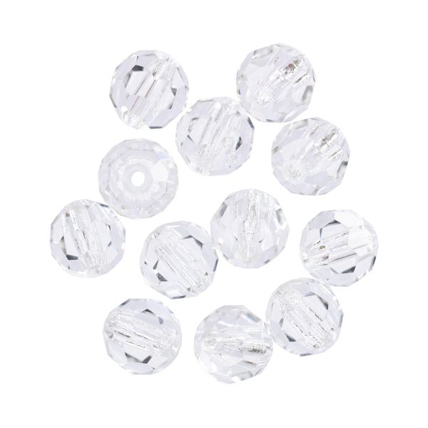 Бусины стекло ⌀6 мм, 12 шт, прозрачный/crystal, Preciosa 451-19-602