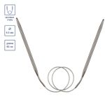 Спицы круговые металл ⌀6,0 мм, 60 см, с металлической леской, Gamma MKF