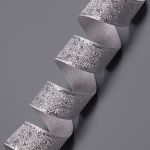 Тесьма металлизированная Дамаск 22мм / 10м (серебро), 22071