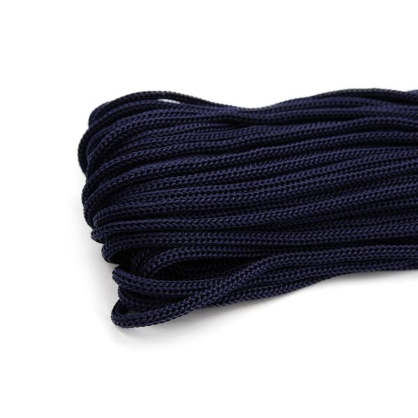 Шнур полипропилен круглый вязаный ⌀5.0 мм / 100 метров, 5-28 т.синий